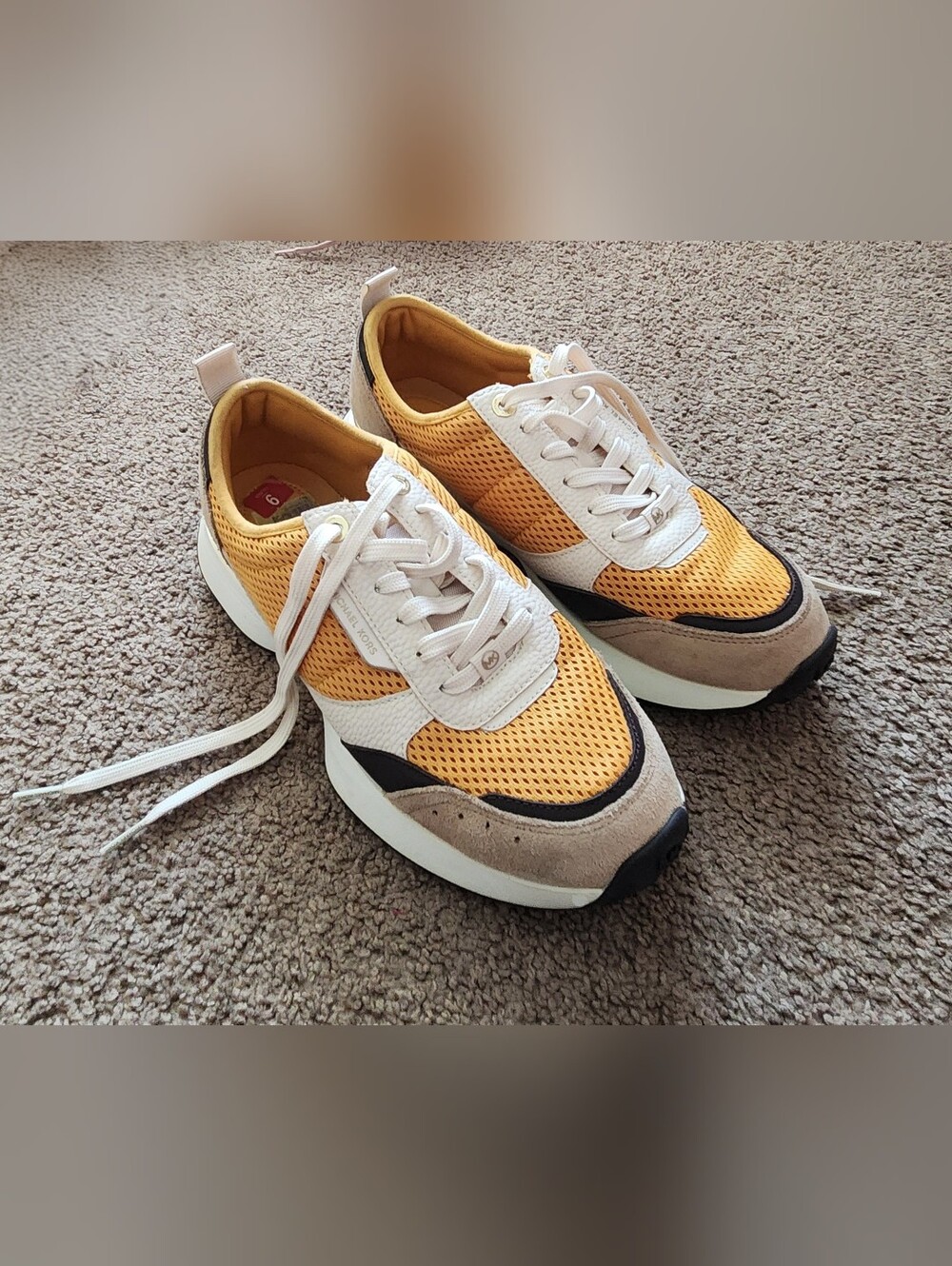 Michael Kors Flynn Sporty Lace Up Trainer Running Sneakers